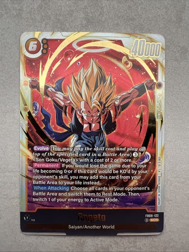 Gogeta fb09 122 - fb09-122, rare