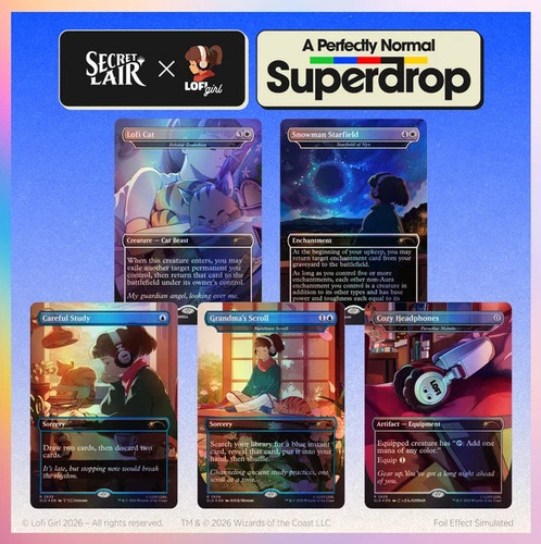 Mtg secret lair lofi girl - secret,