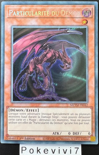 Carte particularite - yu-gi-oh!,